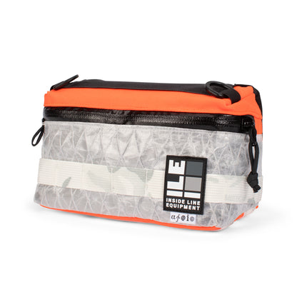 Pilot Bar Bag - Weatherproof Bicycle Handlebar Bag - XPac - Waxed Canvas - Cordura - Adjustable Harness System - 2.6L Cycling Bag - Handmade in USA