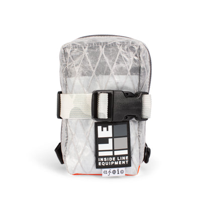bike seat bag - Handmade Waterproof Bike Bag - UX10 reflective - under seat mount - bike tool bag - cycling road bike bag - Made in Berkeley, California