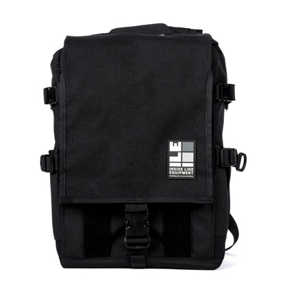 flaptop-mini - Handmade Backpack - Commuter Bag - Bike Messenger Bag - XPAC - TPU welded seam liner - Laptop Sleeve - Made in USA
