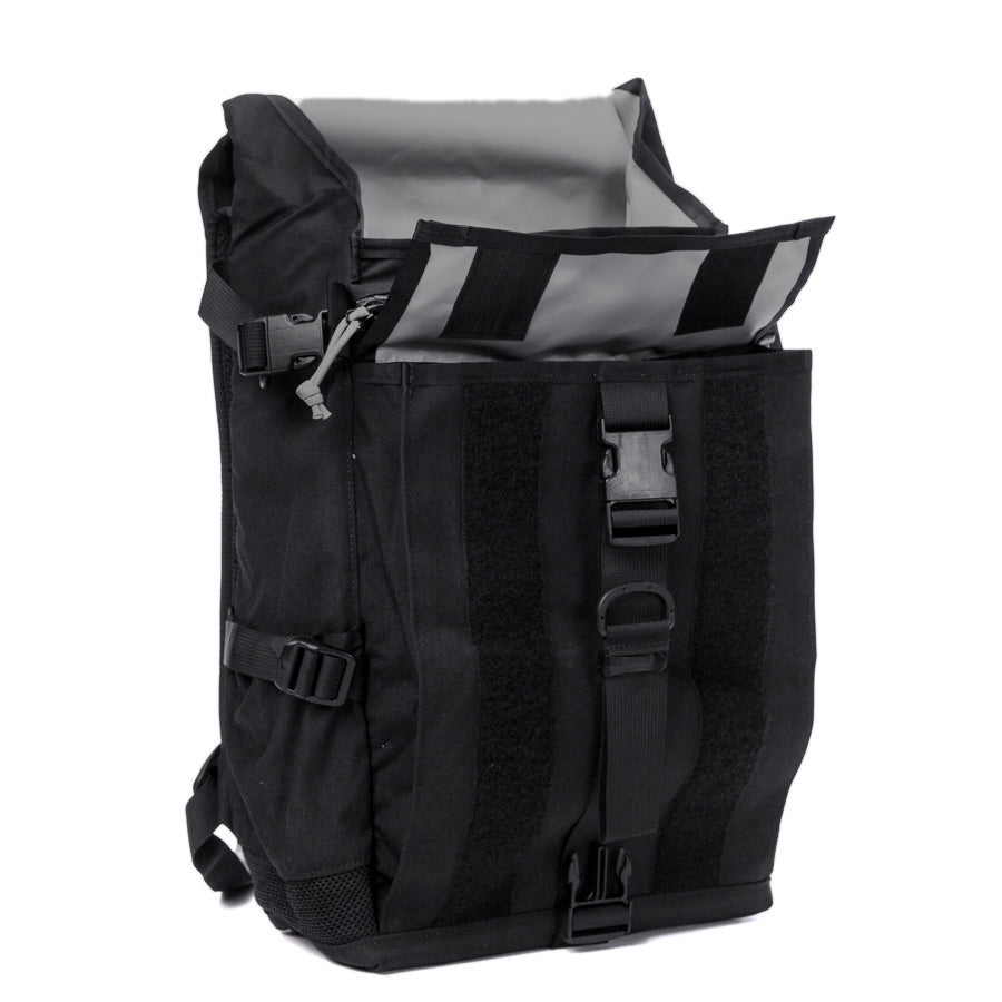flaptop-mini - Handmade Backpack - Commuter Bag - Bike Messenger Bag - XPAC - TPU welded seam liner - Laptop Sleeve - Made in USA