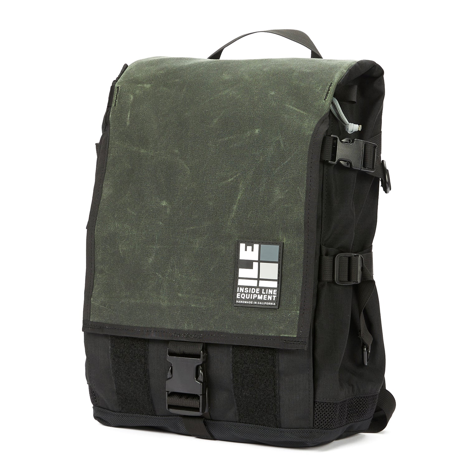 flaptop-mini - Expandable Backpack - Commuter Bag - Bike Messenger Bag - XPAC - TPU welded seam liner - Laptop Sleeve - Made in USA