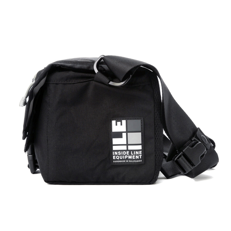 Side - handmade camera bag - weatherproof - mirrorless - DSLR - street photography - adjustable velcro dividers - XPAC - made in USA