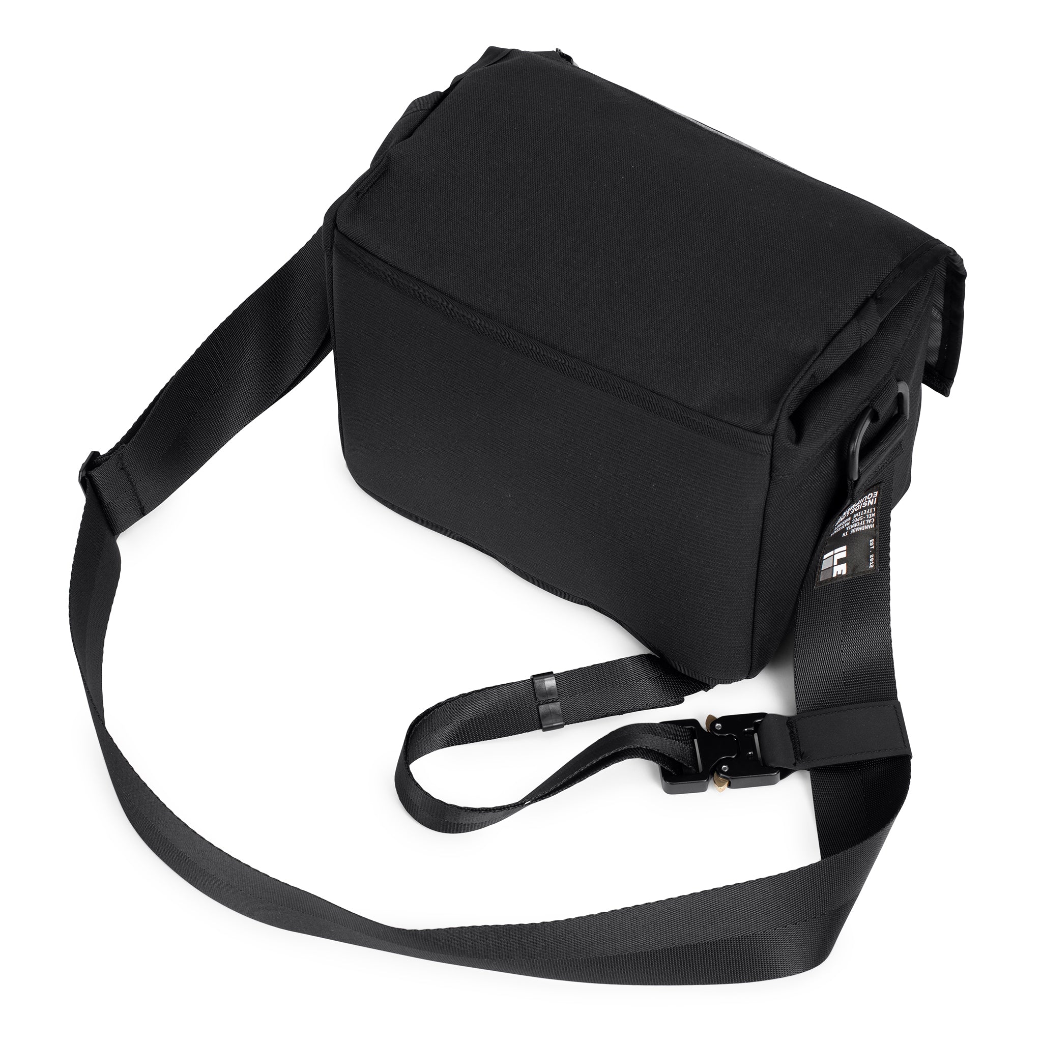 sternum strap - handmade camera bag - weatherproof - adjustable velcro dividers - mirrorless camera - DSLR lens - travel camera padded bag - XPAC - made in USA
