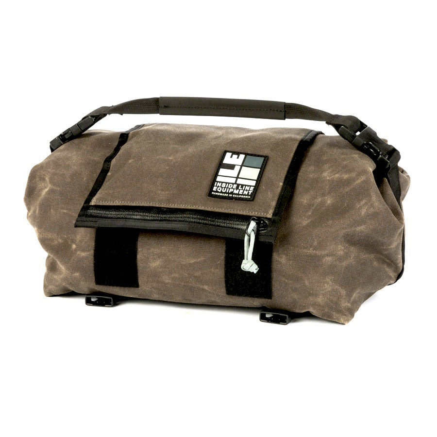 Porteur Rackbag - Waterproof Bike Bag - X-Pac Sailcloth &amp; Cordura - Front Rack Bicycle Bag - 42L Capacity - Handmade in USA