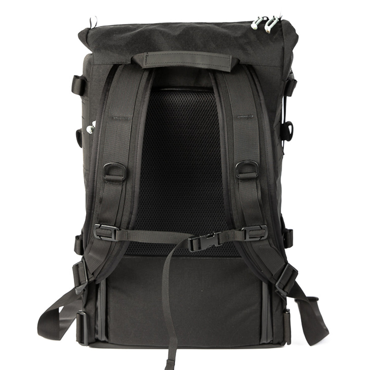  handmade camera backpack - YKK zippers - adjustable velcro dividers - TPU liner - XPAC - made in USA